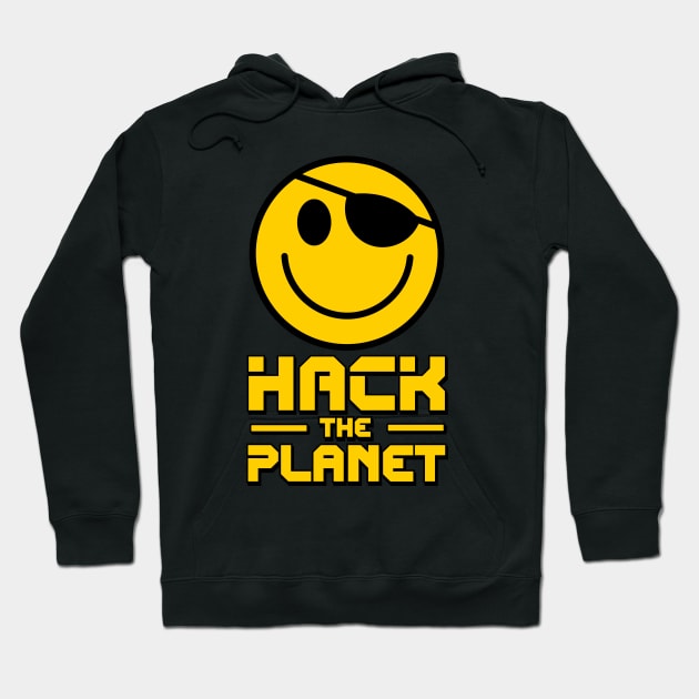 Hack the Planet Hoodie by Meta Cortex